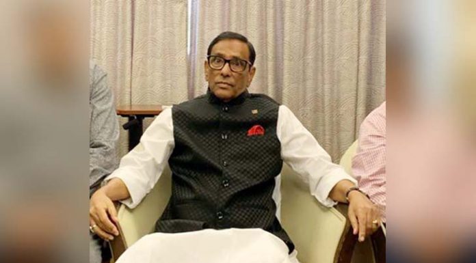 সিঙ্গাপুর থেকে বাংলাদেশ ফিরছেন মন্ত্রী ওবায়দুল কাদের