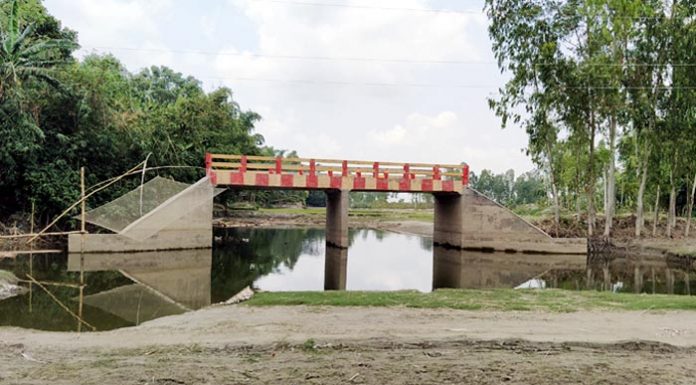 ৭৮ লাখ টাকার সেতুর বেহাল অবস্থা
