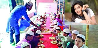 মাহির জন্মদিনে এতিমখানায় বাচ্চাদের খাওয়ালেন তারই ভক্ত