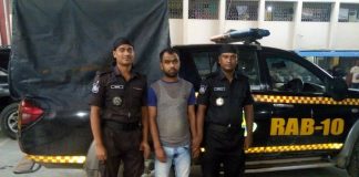হাতিরঝিলে ১,৪০০ পিস ইয়াবাসহ মাদক ব্যবসায়ী আটক