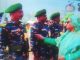 আনসার ও ভিডিপির কুচকাওয়াজ পরিদর্শন করছেন প্রধানমন্ত্রী