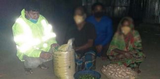 কুড়িগ্রাম সদর থানার ওসির মানবিকতা