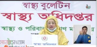 দেশে করোনায় আরো ৩০ জনের মৃত্যু, নতুন আক্রান্ত ২৮২৮