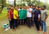 ঝালকাঠিতে জার্সি বিতরণ করলেন যুবলীগ নেতা