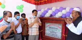 বান্দরবানে উন্নয়ন প্রকল্পের ভিত্তিপ্রস্তর স্থাপন করলেন মন্ত্রী বীর বাহাদুর