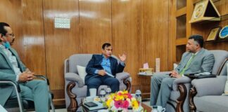 পানিসম্পদ প্রতিমন্ত্রীর সাথে ভারতীয় হাইকমিশনারের সাক্ষাৎ