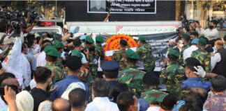 কর্নেল (অব.) শওকত আলীকে রাষ্ট্রপতি, প্রধানমন্ত্রী, স্পিকারের শ্রদ্ধা