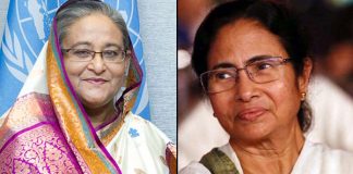 মমতা বন্দ্যোপাধ্যায়কে শেখ হাসিনার অভিনন্দন