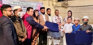 এতিম শিক্ষার্থীদের মাঝে ইউনেস্কো ক্লাব চট্টগ্রাম মহানগরের শীতবস্ত্র বিতরণ
