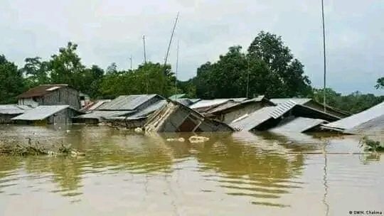 ছাতকে বন্যায় উপজেলা সদরের সাথে সড়ক যোগাযোগ বিচ্ছিন্ন
